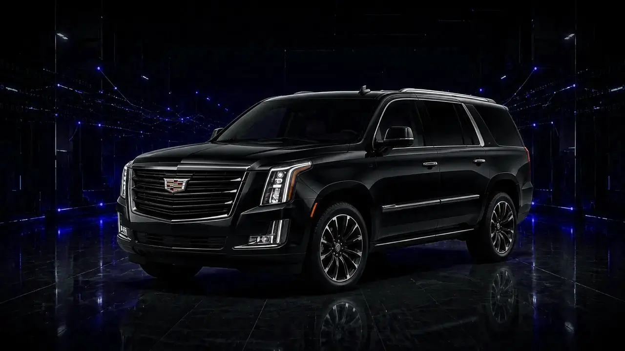 Representative black Cadillac Escalade vehicle preference