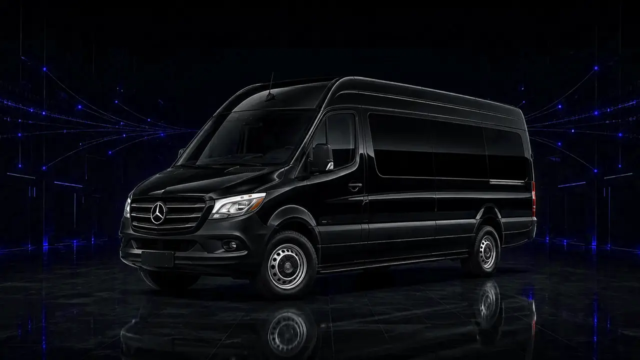 Representative black Mercedes-Benz Sprinter vehicle preference